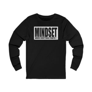 Mindset Stamp Long Sleeve Tee (Black)