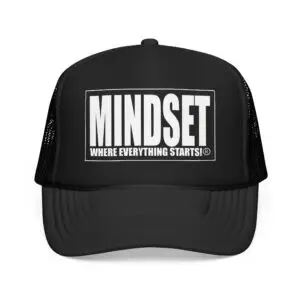 Mindset White Trademark Trucker Foam Hat