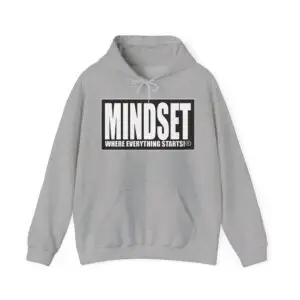 Mindset Stamp Hoodie (White)
